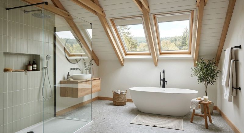 Attic Bathroom Remodeling in Schuylkill County, PA