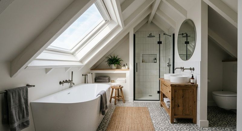 Attic Bathroom Remodeling in Schuylkill County, PA